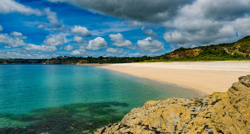 Stunning beach scenery on the South West Coast Path