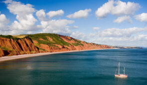 Views along the Jurassic Coast in Devon