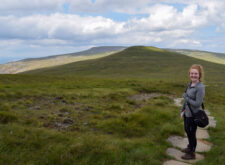 Dawn from the Absolute Escapes team on Little Dun Fell