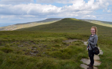 Dawn from the Absolute Escapes team on Little Dun Fell