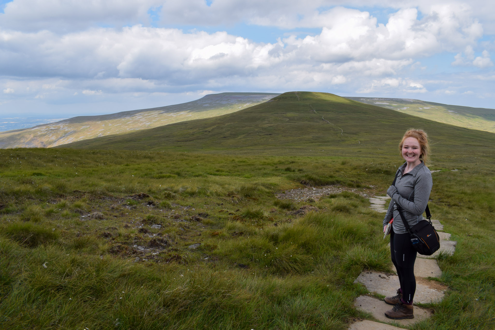 Dawn from the Absolute Escapes team on Little Dun Fell