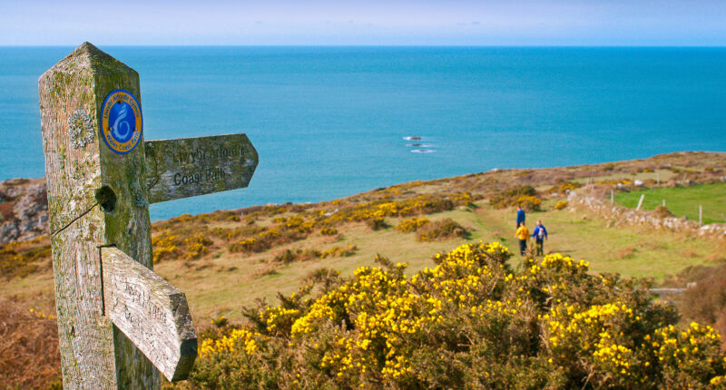 Pembrokeshire Coast Path signpost