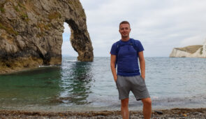 Scott from Absolute Escapes at Durdle Door