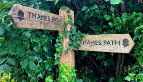 Thames Path waymarkers