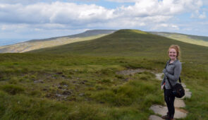 Dawn from the Absolute Escapes team on Little Dun Fell