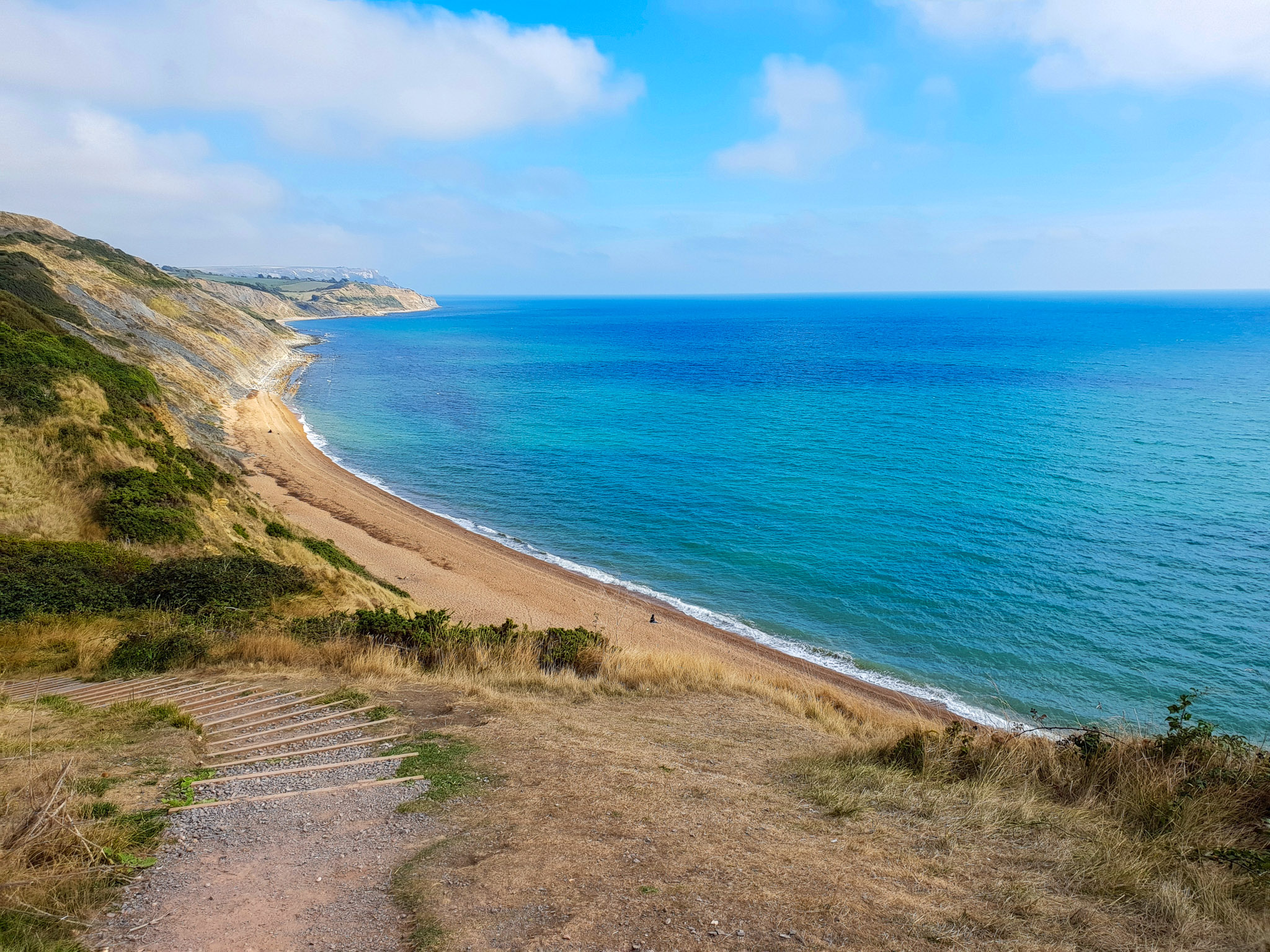 Stunning coastal scenery on the South West Coast Path