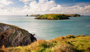 View of Skomer Island