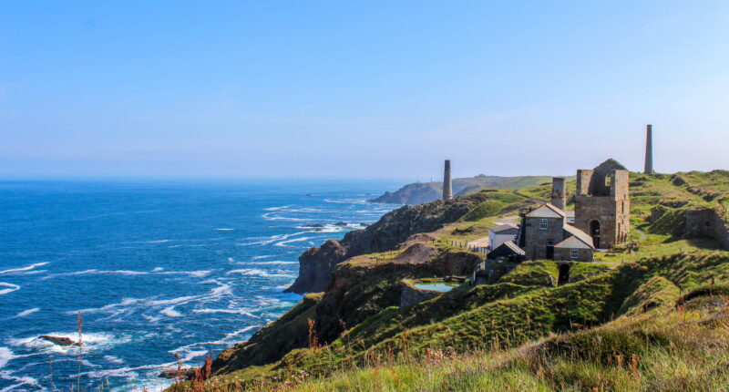 UNESCO World Heritage Site of Cornish Mining, near Pendeen