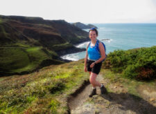 Caitlin from Absolute Escapes walking from Bude to Boscastle