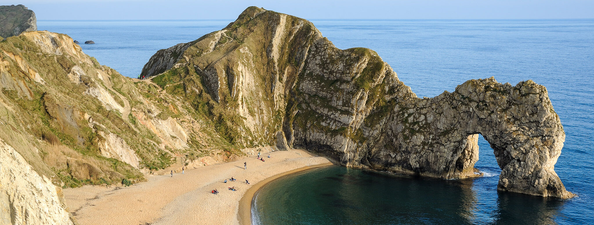 The iconic Durdle Door on the Jurassic Coast