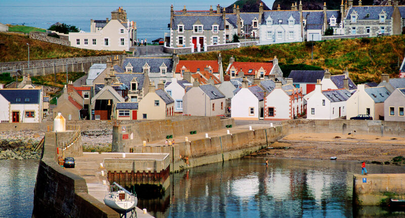 The fishing village of Findochty