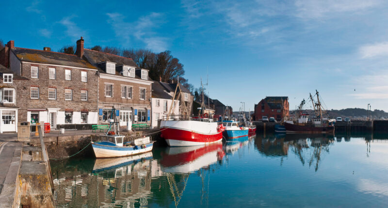 Peaceful Padstow harbour