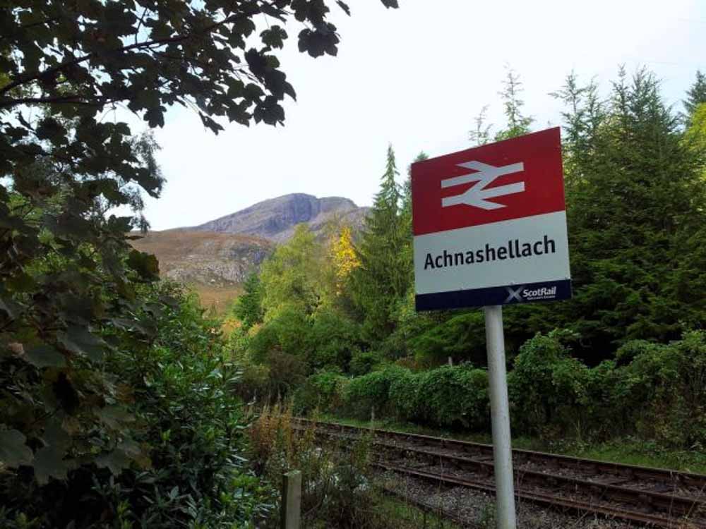 7. Achnashellach Train Station