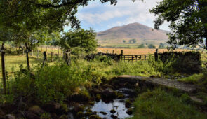 Leaving Dufton on the Pennine Way