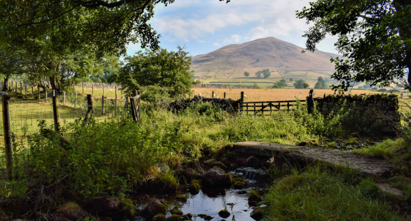 Leaving Dufton on the Pennine Way