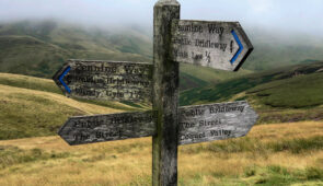 Signs before Windy Gyle