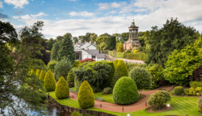 Burns Monument seen From Brig O'Doon In Alloway