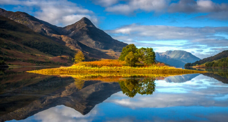 Reflection on Loch Lomond