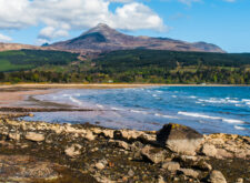 Views of Goat Fell from Brodick