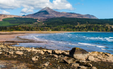 Views of Goat Fell from Brodick