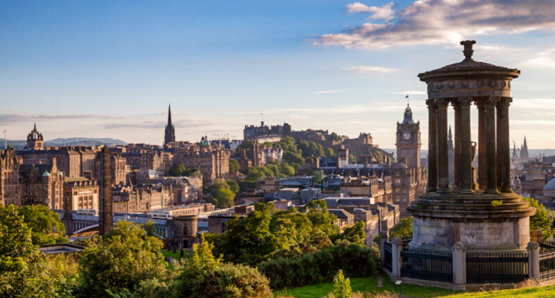 Edinburgh viewed from Calton Hill