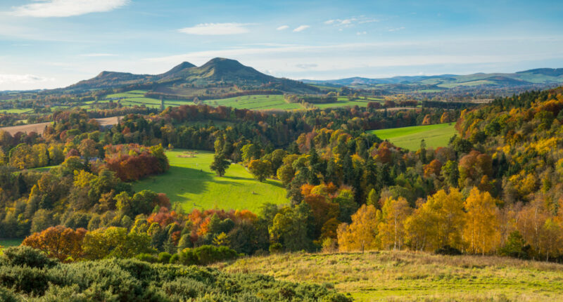 Scott's view over the valley of the River Tweed