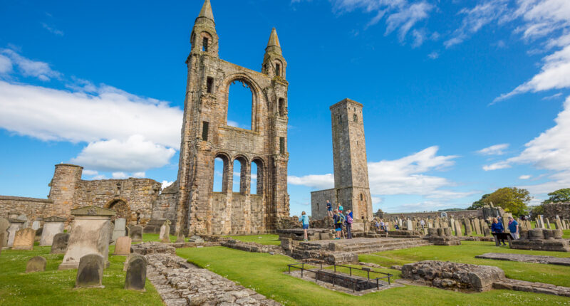 St Andrews Cathedral in Fife