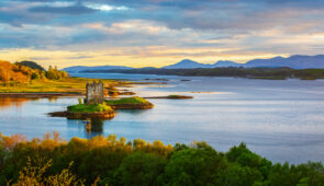 Castle Stalker on Loch Laich