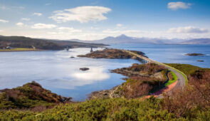 The road bridge to the Isle of Skye