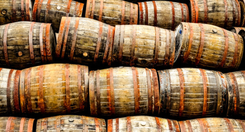 Whisky barrels