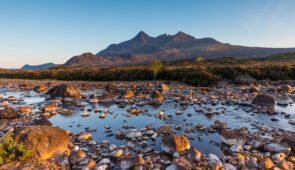 Black Cuillin Mountains on the Isle of Skye