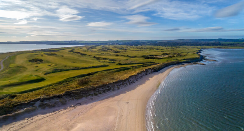 St Andrews beach famous for the film Chariot's of Fire