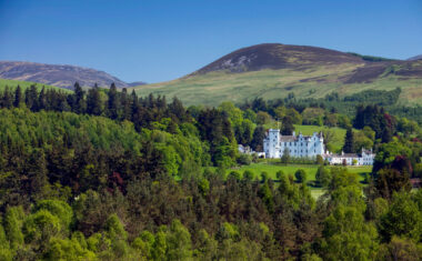 Blair Castle in Highland Perthshire