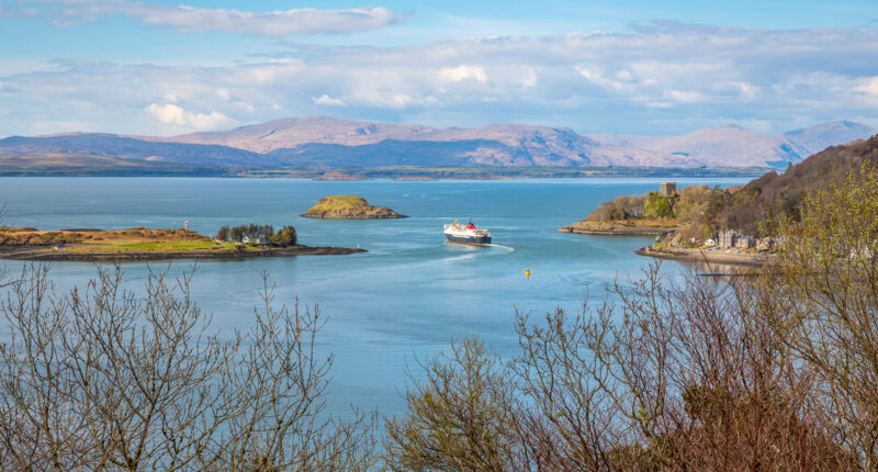 Oban harbour from Pulpit Hill