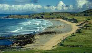 A beach on the Isle of Coll