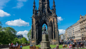 Scott Monument in Princes Street Gardens