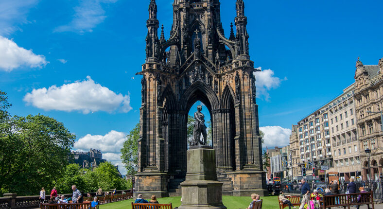 Scott Monument in Princes Street Gardens