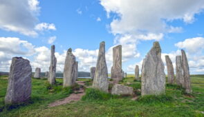 Calanais Standing Stones on the Isle of Lewis (credit - our clients, George and Valerie Kelsey)