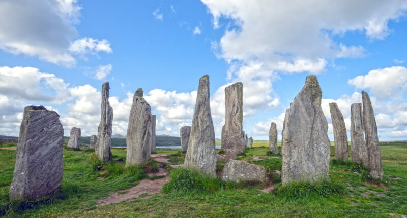 Calanais Standing Stones on the Isle of Lewis (credit - our clients, George and Valerie Kelsey)