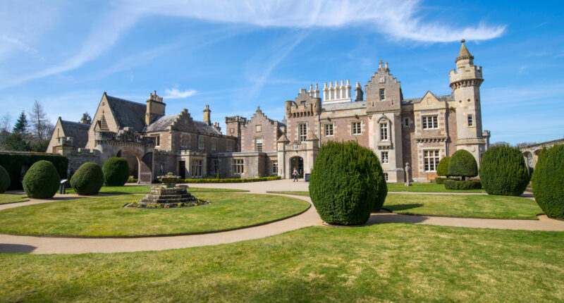 Abbotsford House, the home of Sir Walter Scott