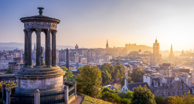 View of Edinburgh from Calton Hill