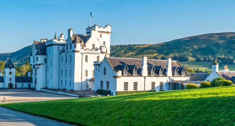Blair Castle in Highland Perthshire
