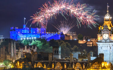 Edinburgh fireworks