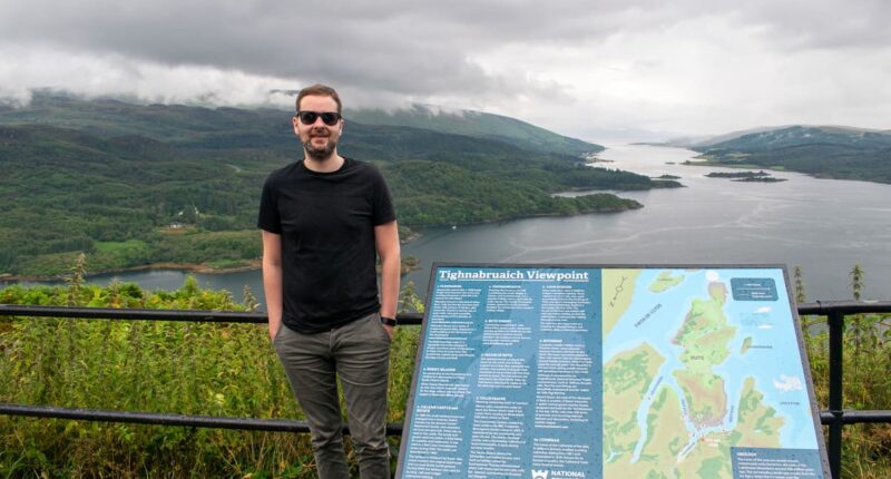 View across Loch Ruel in the Cowal Peninsula
