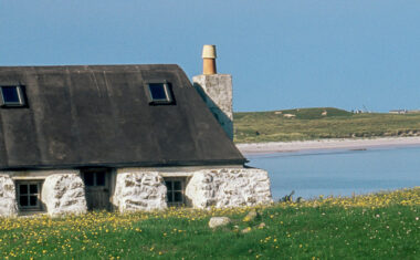 Traditional croft on the Isle of Tiree