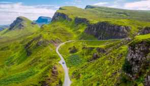 An amazing landscape on the Isle of Skye