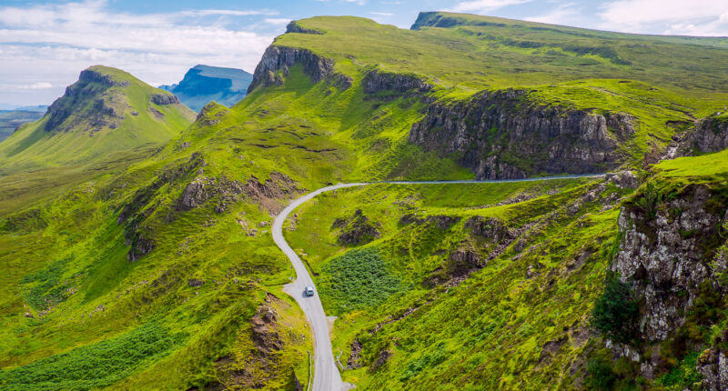 An amazing landscape on the Isle of Skye