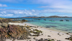 Beautiful beach on the Isle of Iona