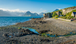 The village of Elgol on the Isle of Skye