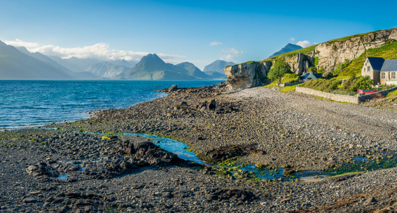 The village of Elgol on the Isle of Skye